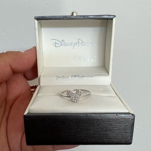 Mickey Mouse Icon Ring by CRISLU – Platinum